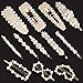 12 Pack Pearl Hair Clips Elegant Hair Barrettes Hair Pins Decorative Hairpins Bridal Girl Women Lady Hair Accessories for Wedding, Party and Daily Wearing