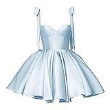 Bddhkw Light Blue Off Shoulder Short Homecoming