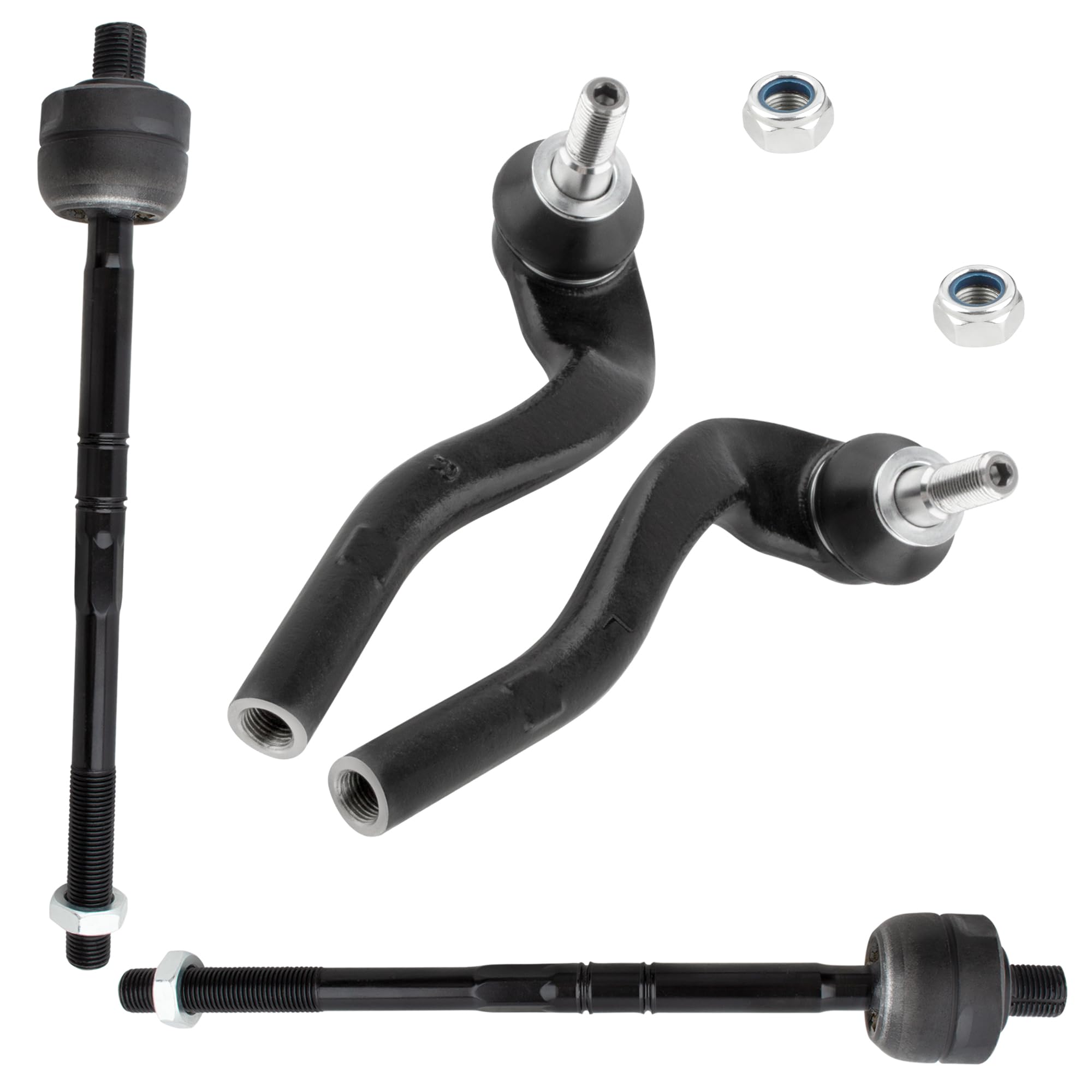 Photo 1 of MYSMOT MS10781 MS106113 MS106114 Front Inner & Outer Tie Rod Ends for Mercedes-Benz E250 RWD 2014-2016 E350 2010-2016 E400 2013-2016 E550 2010-2011 E63 AMG 2010-2013, Pack of 4