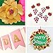 ULTNICE 10pcs Glitter Cardstock Paper Sparkle A4 Card for DIY Craftwork (Gold)