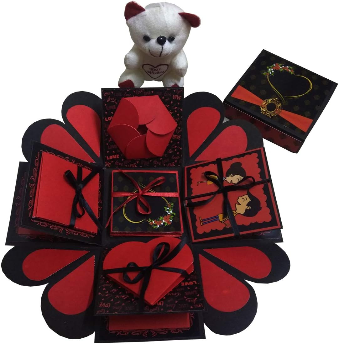 Easycraftz Charming Red Explosion Box
