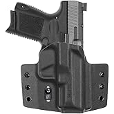 Tulster OWB Contour Kydex Holster in Right Hand fits: Canik TP9 Elite SC | Optic Compatible Outside The Waistband Concealed Carry