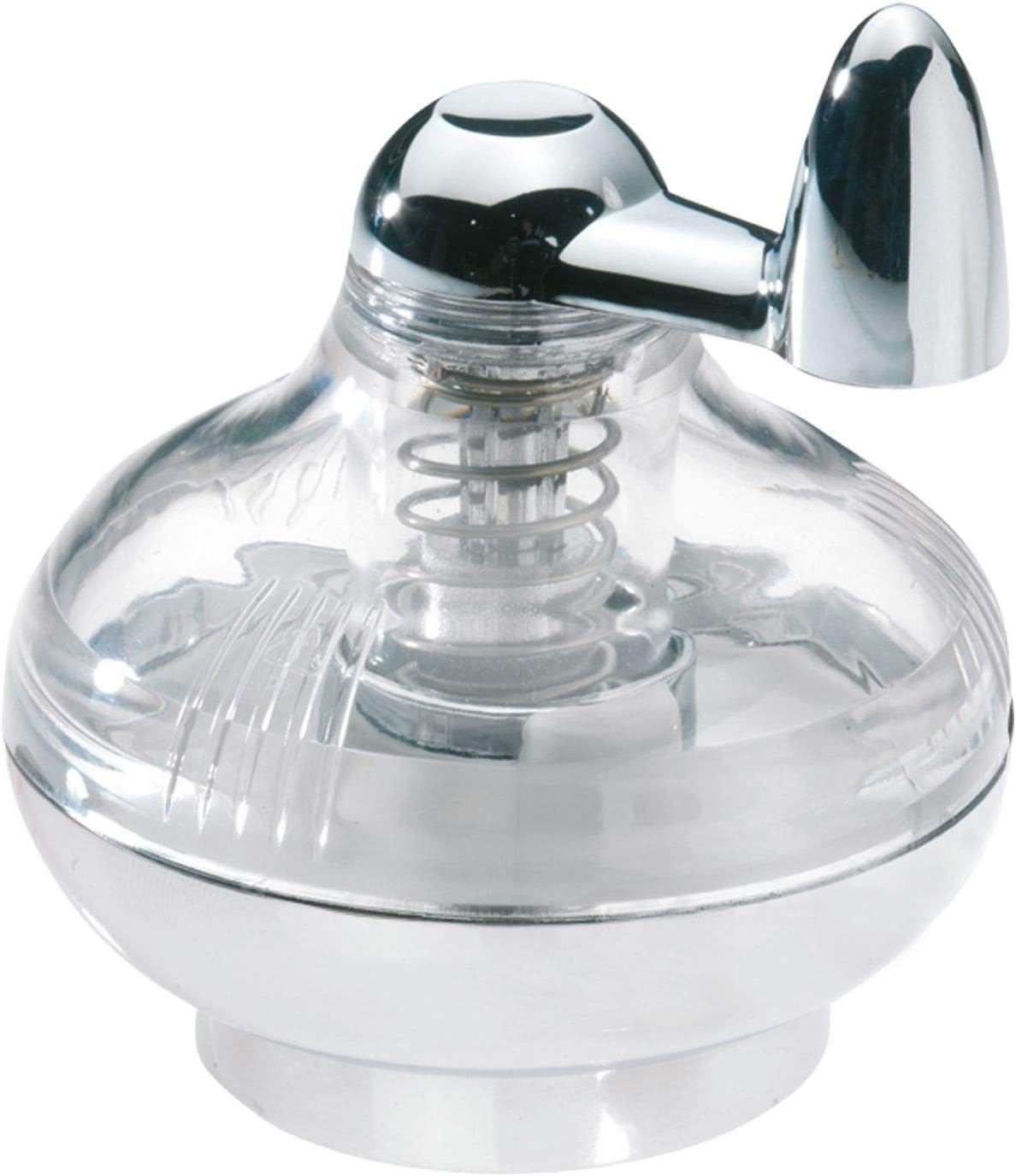 Westmark Nutmeg Grinder, With Storage Area, Plastic/Stainless Steel, Silver/Transparent