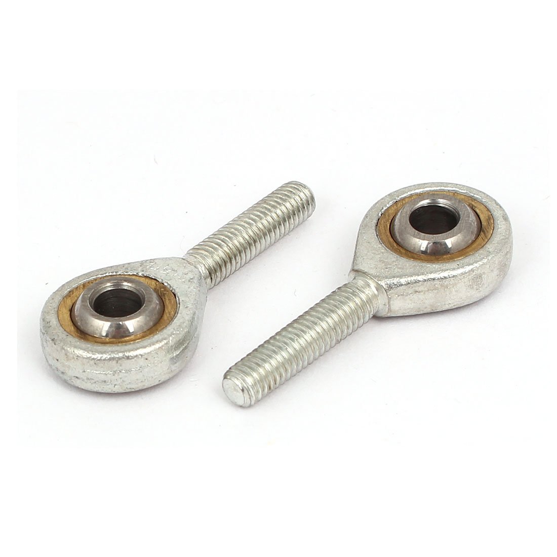 Sourcingmap SA6T/K 6mm Hole Dia Metal Male Thread Self-lubricating Rod End Bearings 2pcs