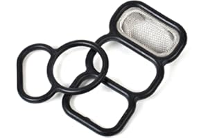 beler Upper + Lower Spool Valve VTEC Solenoid Gasket Filter Seal for Honda Accord Acura