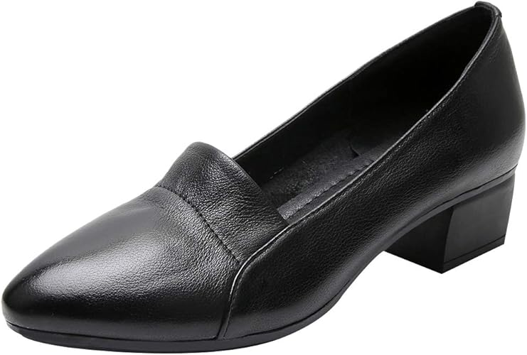 block heel work shoes