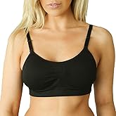 JOY BRA Scoopneck Seamless Bras for Women | Wireless Full Coverage Push Up Womens Sports Bra | One Size/Large