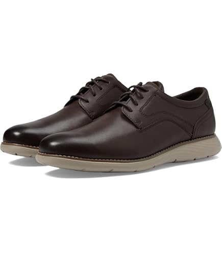 Amazon.com | Rockport Men's Zaden Plain Toe Oxford, Sudan Brown