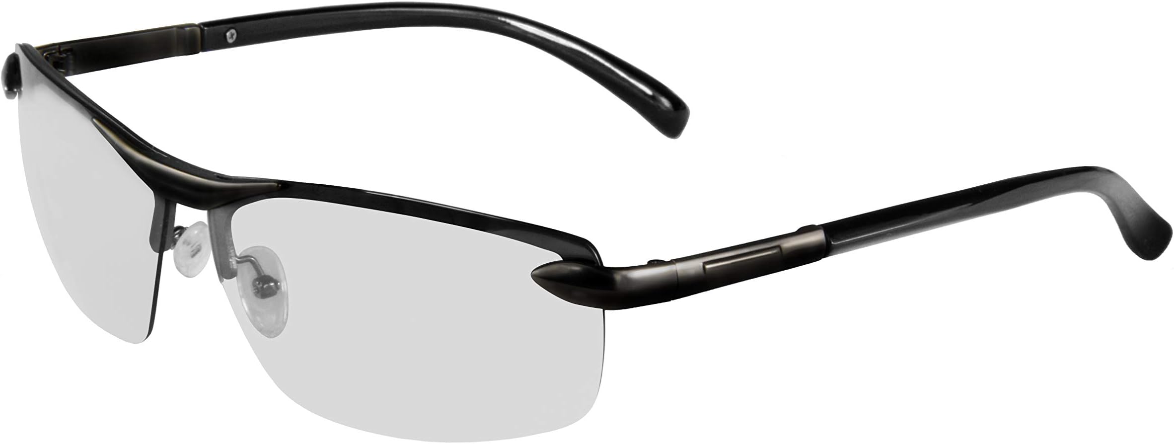 Photochromic Sunglasses Polarized for Driving Rectangular Frame with 100% UVA UVB Protection Mens