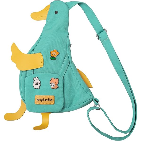 Mini Portefeuille Canard 3D - Cuir PU, 10,7x8 Cm - Poche Espèces, 7 Emplacements Cartes, Fenêtre ID - Cadeau Mignon Femme - 3