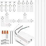 H Track Lighting Rails Kit - iCreating 13ft White