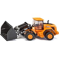 Miniatura Trator Pá Carregadeira JCB 457 WLS 1/87 Siku : Amazon