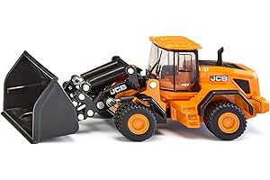 Siku 1789, JCB 457 WLS Wheel Loader, Toy Model, 1:87, Metal/Plastic, Yellow/Black, Articulated Joint, Movable Bucket