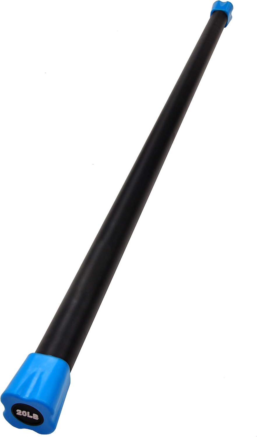 Sporzon! Total Body Workout Weighted Bar Weighted Workout Bar Weighted Exercise Bar, Blue : Sports & Outdoors