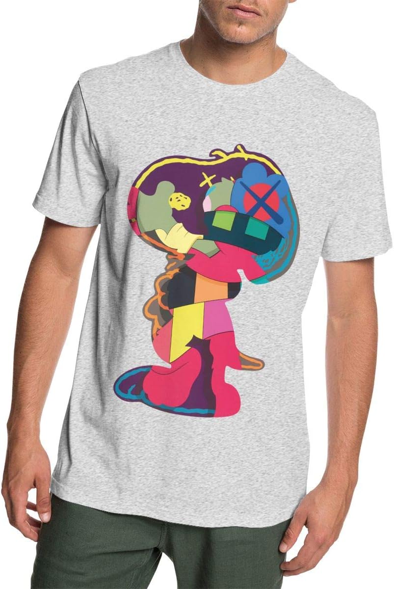 ANANBoyle Men's KAWS Cotton Clothes Short Sleeve T Shirt Cool Tee Tank