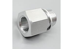 LARLANSZ LS Swap Oil Pressure Sensor Adapter M16 1.5 to 1/4 NPT Thread Pipe Fittings for All LS GM Series Engines LS1 LM7 LR4 LQ4 LS6 L59 LQ9 LM4 L33 LS2 LMG LS3