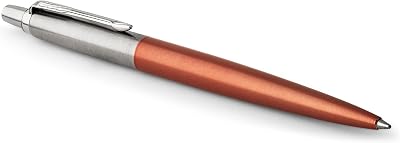 Parker Jotter Ballpoint Pen Chelsea Orange Medium Blue Ink Gift Box