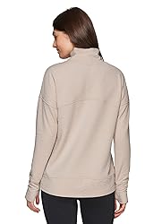 RBX Women's Lightweight Sweater Relaxed Mock Neck