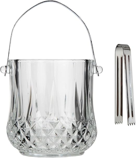 glass bucket with handle