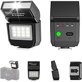 Ulanzi SL03 Mini Flash Speedlite - GN8 Powerful 6500k On-Camera Flash Light, 4 Power Levels, Compatible with Sony ZV-1/ZV-E10/Canon/Nikon/Fuji/Panasonic/Leica/Olympus, Not Fits Sony ZV-1F