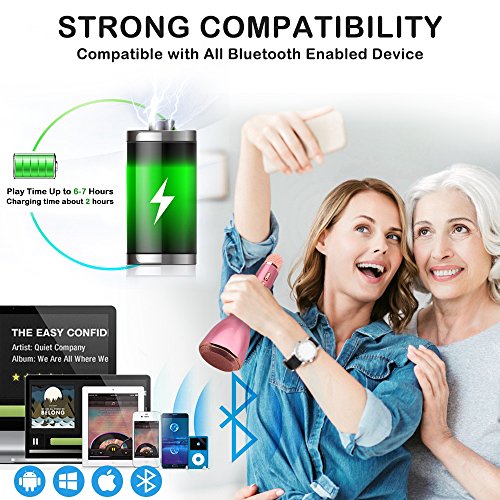 4 Microphone+Cordless+Wireless+Bluetooth+Portable