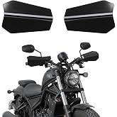 KEMIMOTO Motorcycles Coffin Cut Handguards Fit for Rebel CMX 300 500 1100 | Compatible with DCT 2026-2017 Hand Guards Hand Shields Rebel Accessoires, Aluminum Hand Guards, Easy Installation