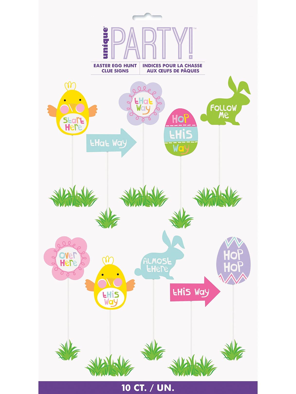 Unique 73723 Easter Egg Hunt Clue Signs