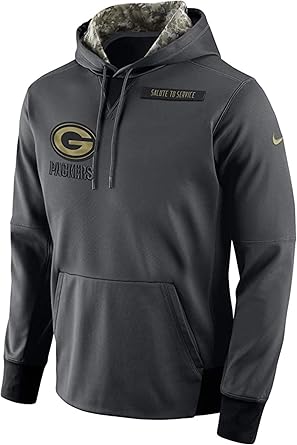 packers salute to service therma po hoodie