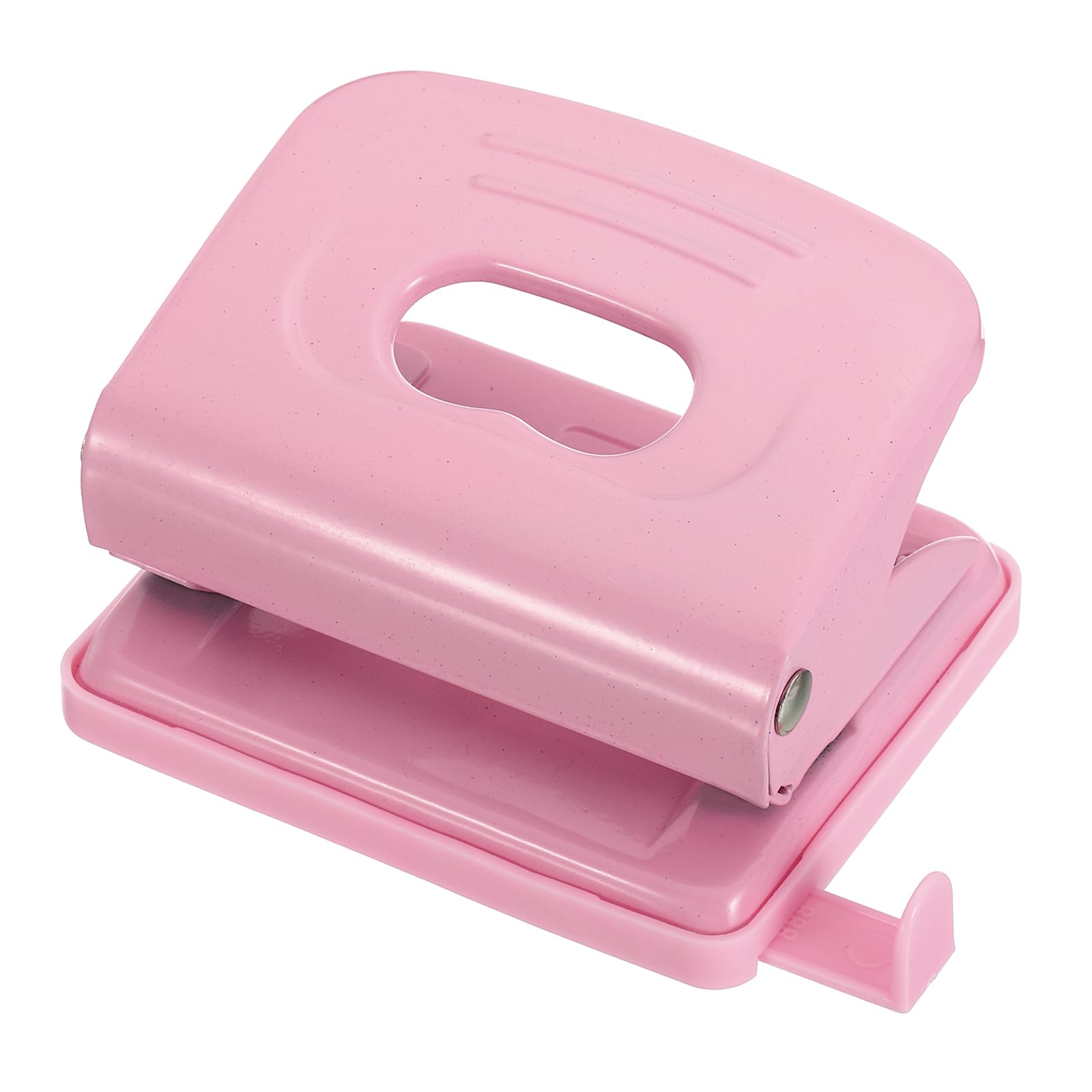 YOKIVE 2 Hole Punch Hole Paper Puncher | Metal Paper Punching Tool Great for Packaging Scrapbook Notebook, (Pink 1/4")