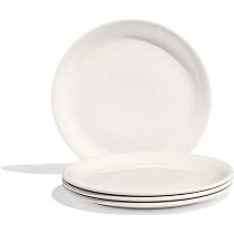 Made In Cookware Bread & Butter Plates Set Of 4 | White Porcelain With ...