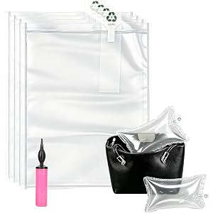 100 Pack Purse Stuffing to Keep Shape and Prevent Creases — 7.87×5.9'' Inflatable Air Pillows for Handbag Storage & Shipping
