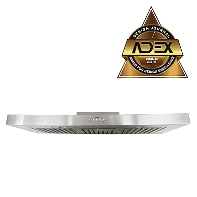 KOBE RAX2130SQB-1 30-Inch Under Cabinet Range Hood, Stainless Steel