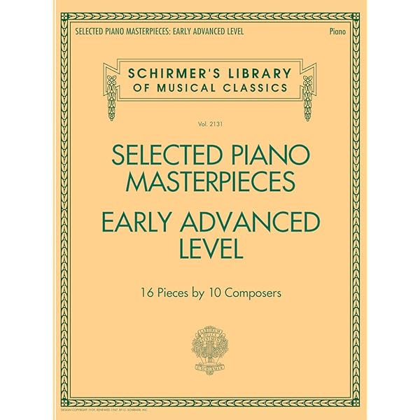 Amazon.com: Piano Masterworks – Early Advanced Level – Schirmer's