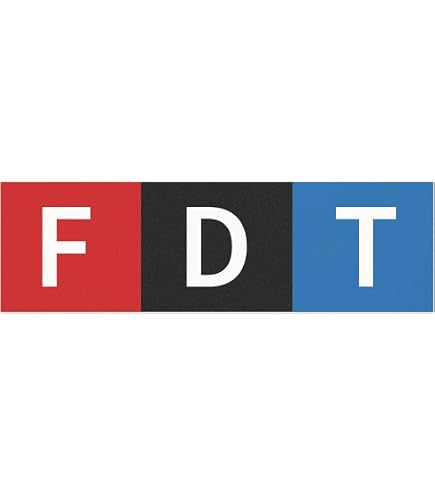 3PCS Foxtrot Delta Tango (FDT) Sticker Pack - 7.5x3.75 Inch Vinyl Decals For Car, Laptop, Water Bottle