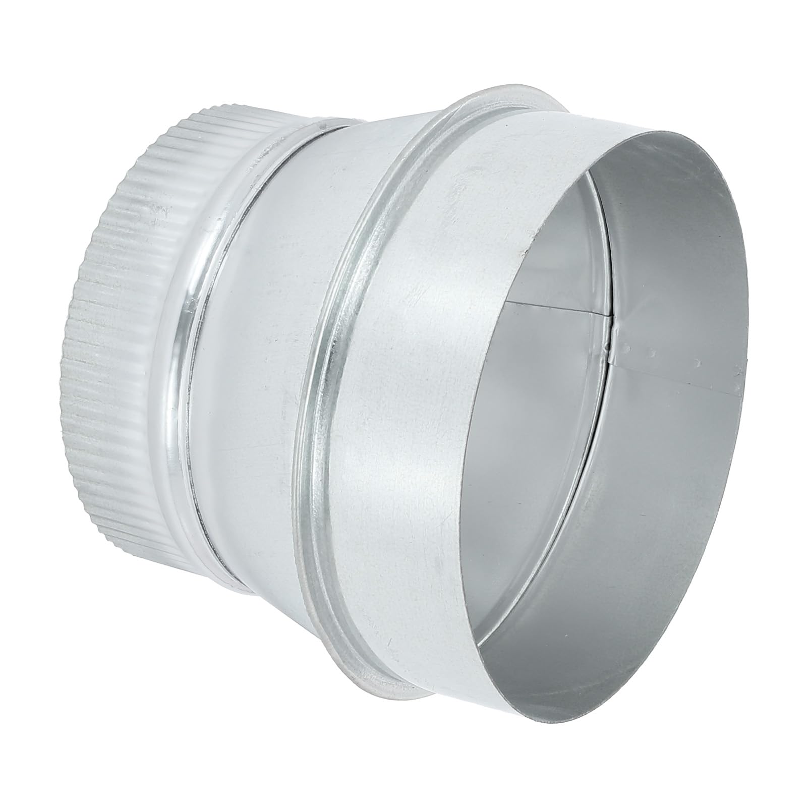 Photo 1 of PATIKIL 6 Inch to 5 Inch Duct Reducer, Galvanized Steel Round Air Duct Reducer Crimped Pipe Increaser Adapter Connector Fitting Coupling for HVAC, Ventilation Systems