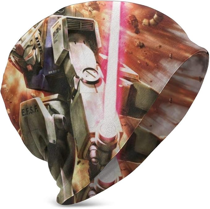 Gundam 0079RX782 Gorro de Punto Estilo Anime para niños Gorro Unisex