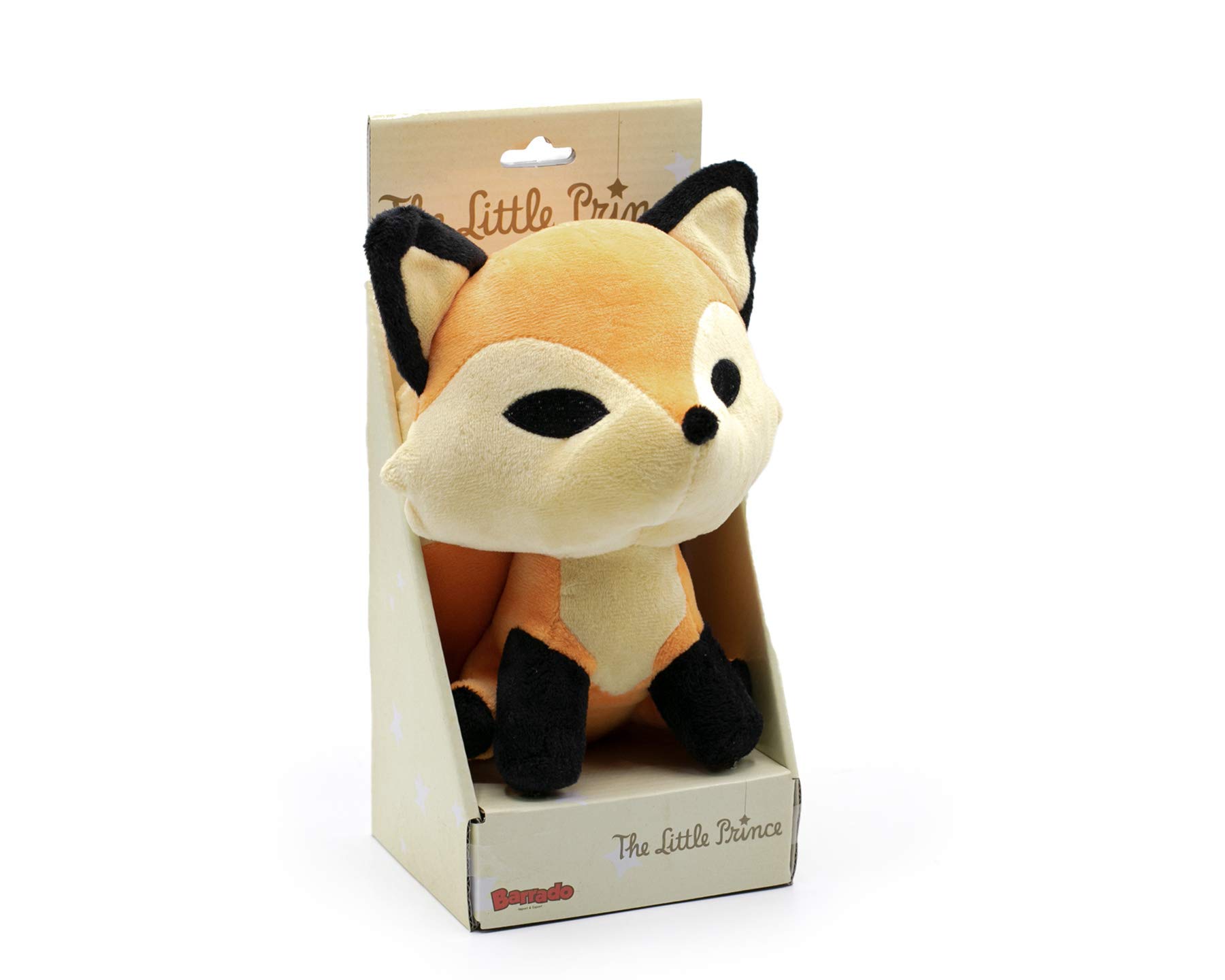 Le Petit Prince Plush Toy, The Little Prince 9,44''/24cm and The Fox 7,87''/20 cm - Super soft quality (The Fox with Display Box) — image 1