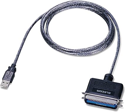 Amazon Elecom Usb To パラレルプリンタケーブル 1 8m グラファイトuc Pgt エレコム Usbケーブル 通販