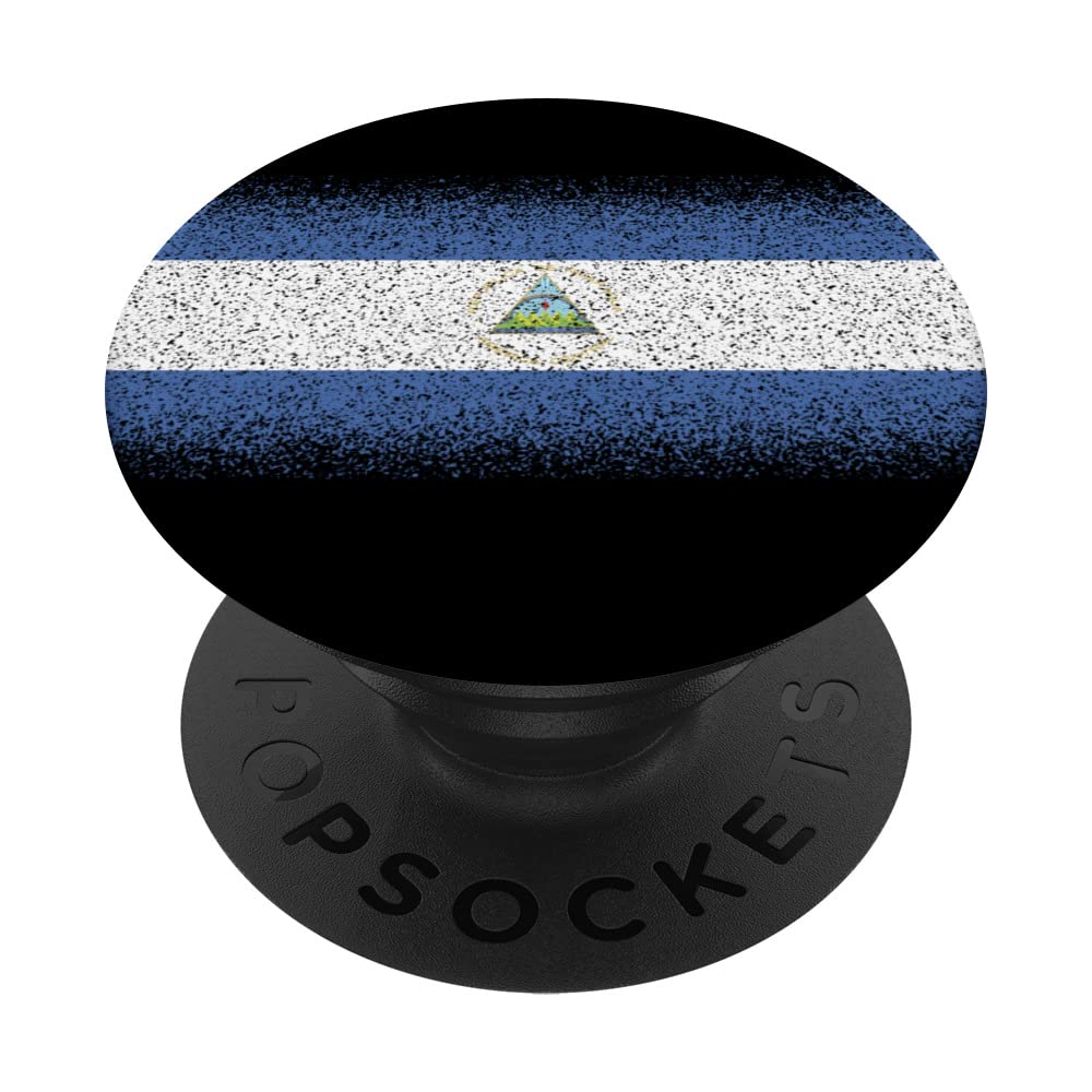 National Flag of Nicaragua souvenir gift for men women PopSockets Swappable PopGrip