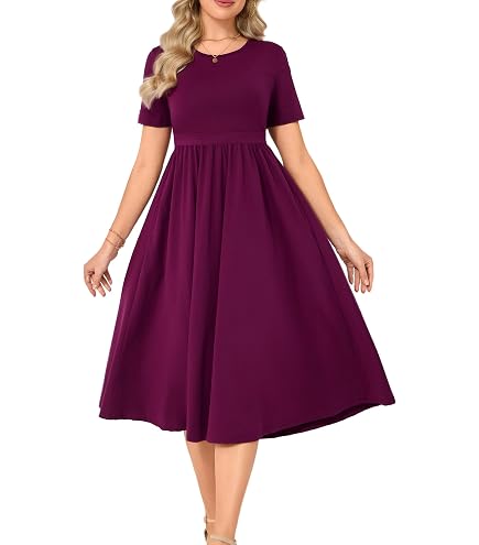 Womens Short Sleeves Nursing Dress Breastfeeding Cotton Maternity Maxi Summer Button-Down Dresses (Black, Smal) at Amazon Women's Clothing store