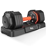 UKEEP Adjustable Dumbbell Set 55LB, Adjustable