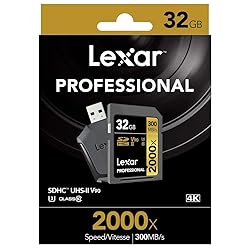 Lexar Professional 2000x 32GB SDHC UHS-II Card