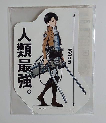 Amazon 進撃の巨人 ダイカットステッカー 人類最強 リヴァイ アイドル 芸能人グッズ 通販