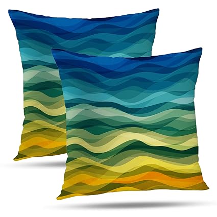 Amazon Com Batmerry Striped Pillow Covers 18x18 Inch Set Of 2