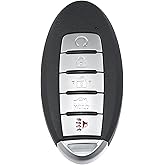 X AUTOHAUX 434MHz KR5TXN7 Replacement Smart Proximity Insert Keyless Entry Remote Key Fob for Nissan Murano Pathfinder 2019-2020 5 Buttons 4A Chip 285E3-9UF7A
