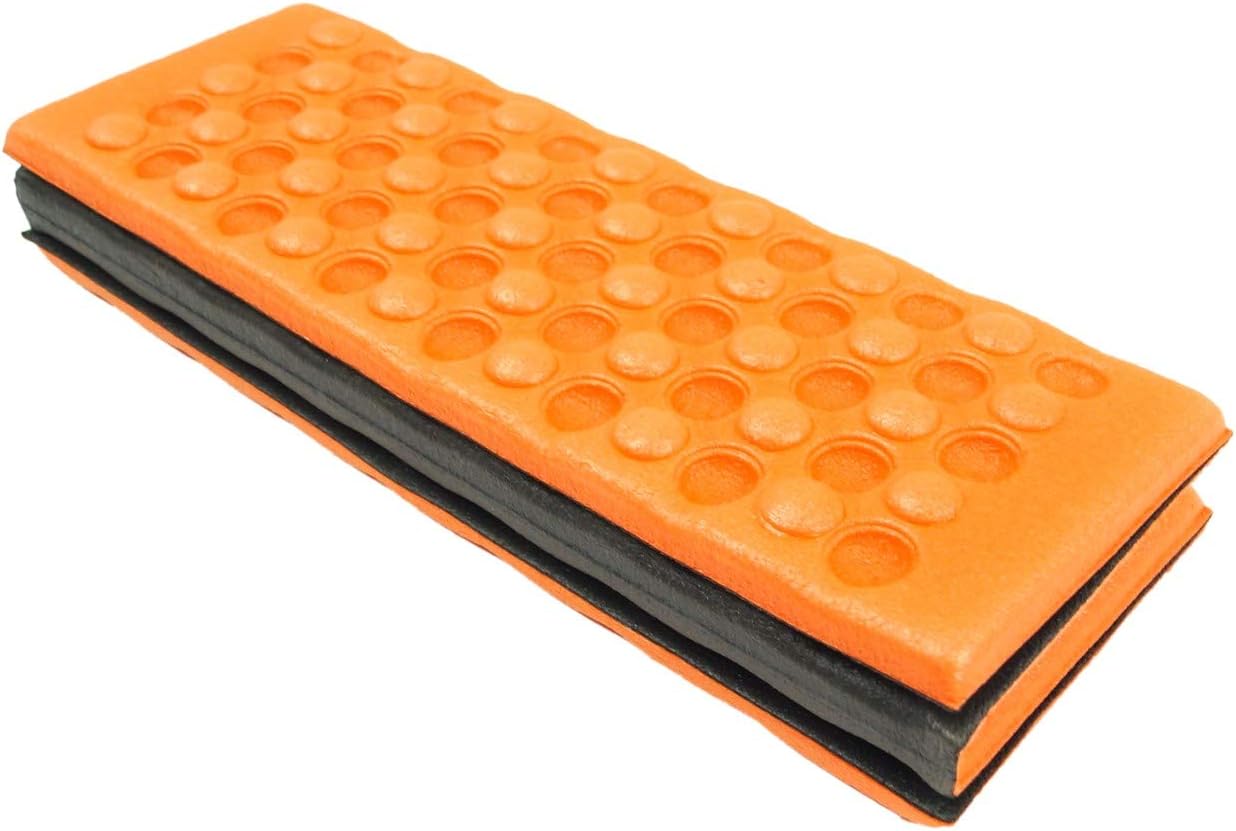 Lomo Folding Sit Mat Camping (Orange) Waterproof Seat Pad for Outdoors Camping Festival Hillwalking - Image 3