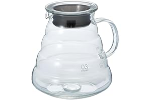 Hario V60 Clear Glass Range Server, 800ml