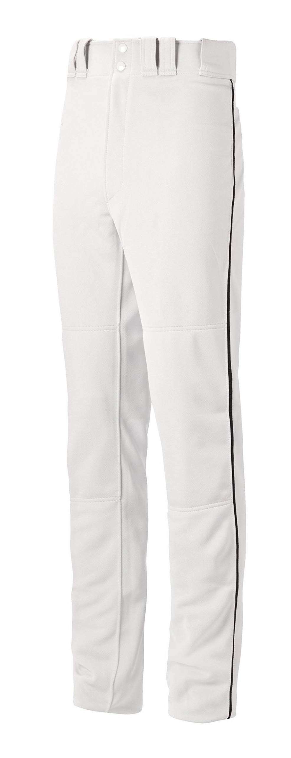 Mizuno Adult Men's Premier Pro Piped G2 Baseball Pant White/Black