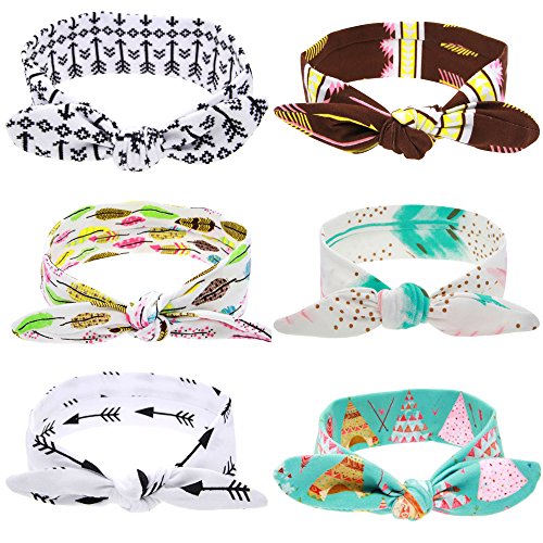 Roewell baby s turban knotted headbands infant hair ban…