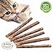 VIVOO Cat Teeth Grinding Chew Toy Catnip Stick Natural Matatabi 6 Pack, Healthy Care Organic Silver Vine Bully Sticks for Kitty